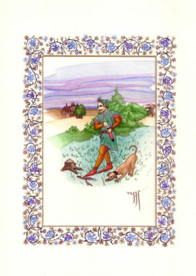 Fables d'Esope - Le cavalier chauve - Jacques Aubail