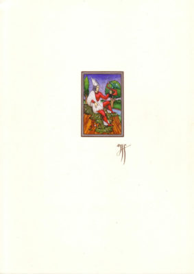 cul de lampe jacques aubail 6x4 papier