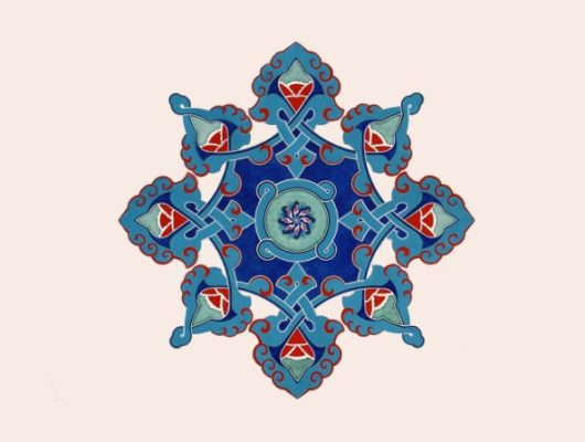 Motif oriental - Jacques Aubail