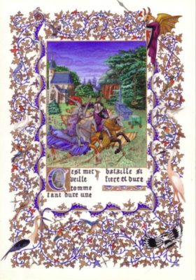 yvain fontaine miniature cycle arthurien jacques aubail